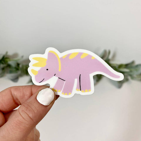 Pink Dinosaur Sticker
