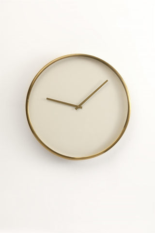 Simple Dial Gold Clock