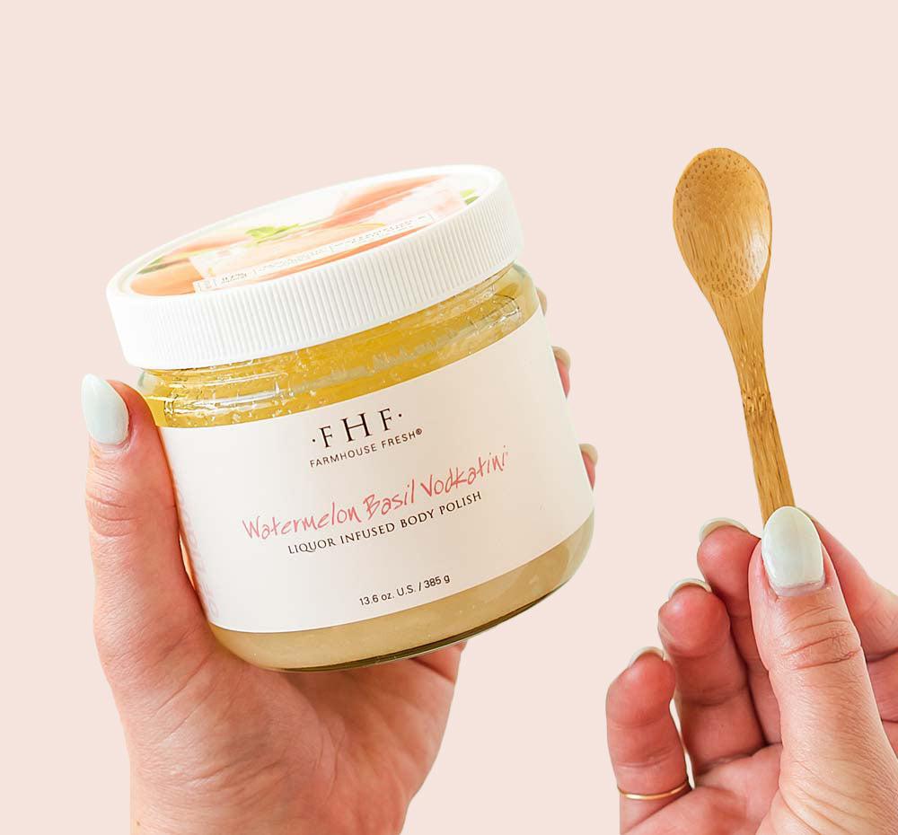 WATERMELON BASIL VODKATINI® LIQUOR INFUSED BODY POLISH