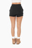 Black Slouch Rib Skirt