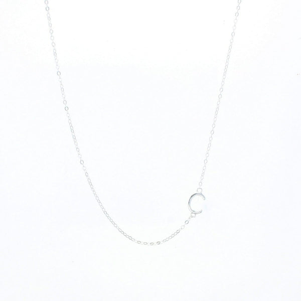 Balance Silver Letter Necklace
