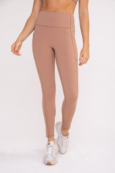 Molly Max Sculpt Diagonal Ribbed Leggings In Two Colors – SidePony