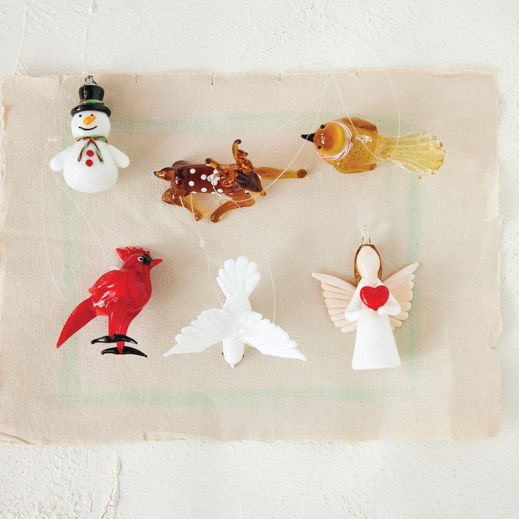 Glass Holiday Glass Ornament