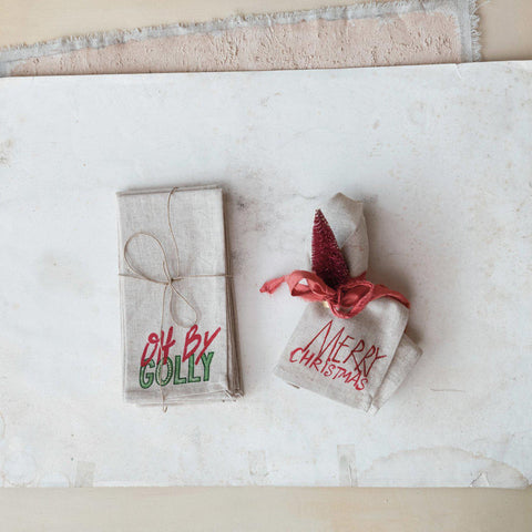 Cotton Christmas Napkin Set