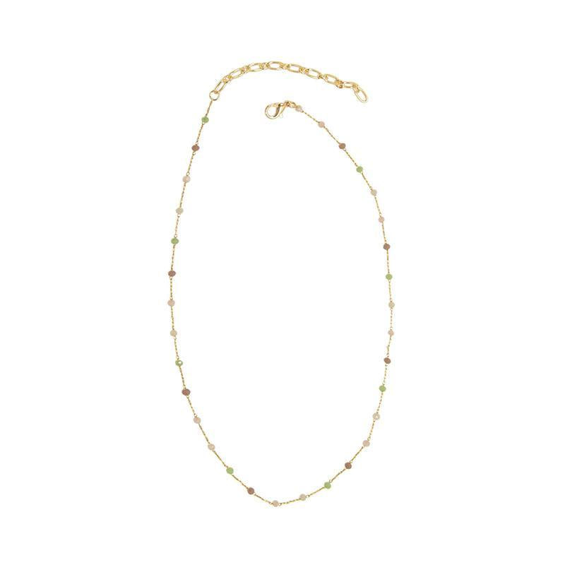 Multi Pastel Beaded Necklace