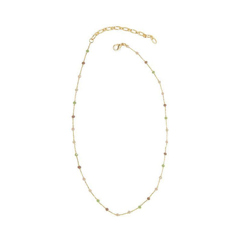 Multi Pastel Beaded Necklace