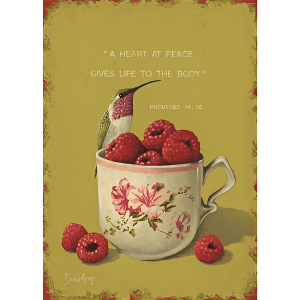 Heart at Peace Greeting Card