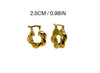 Braid Hoop Earring 18K