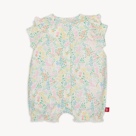 Hoppy Garden Modal Magnetic Ruffle Romper