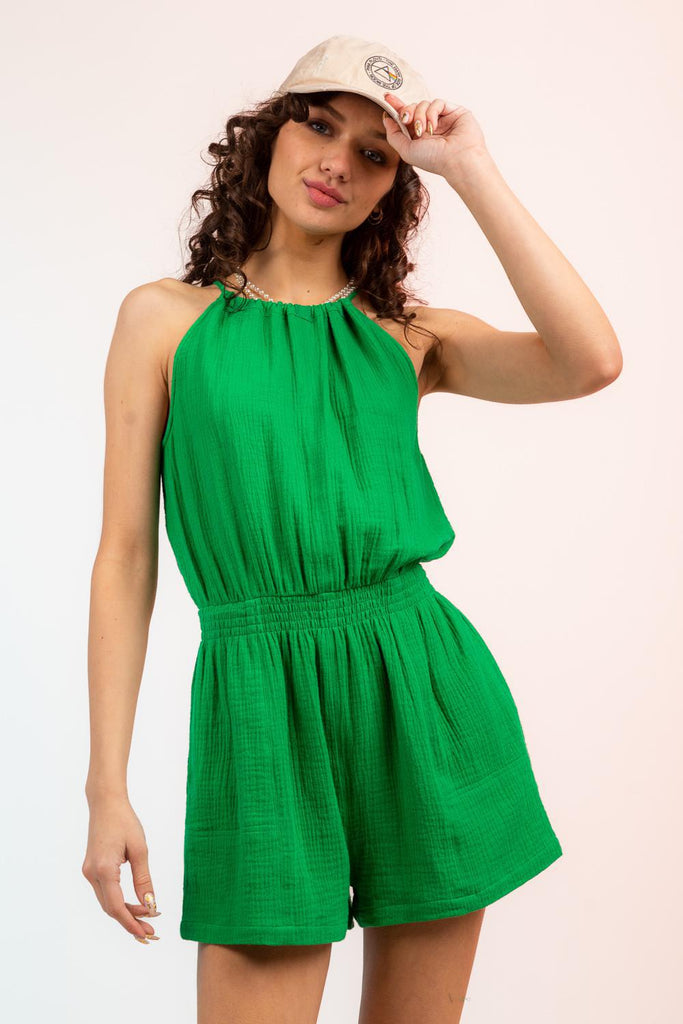 Kelly Halter Romper