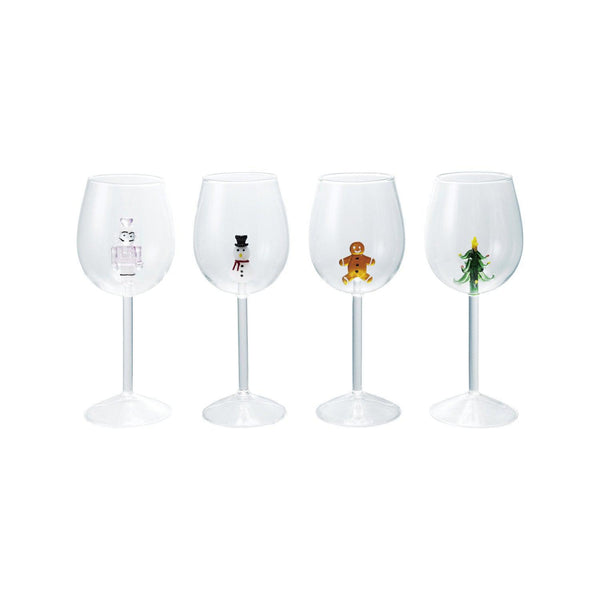 Holiday Wine Glass