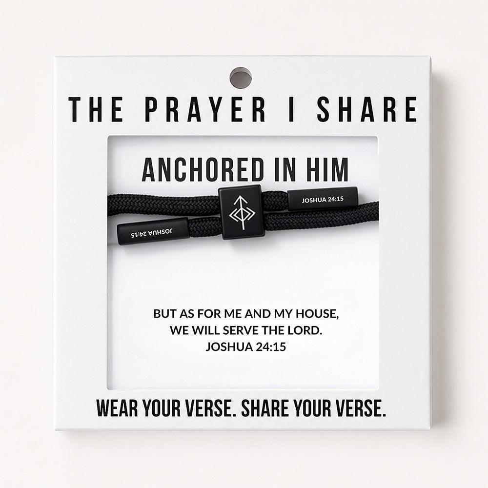 Anchored in Him Share Bracelet
