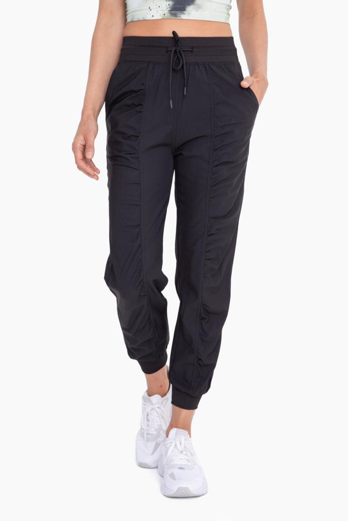 Black Ruche Jogger