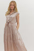 Shimmer Champagne Dress