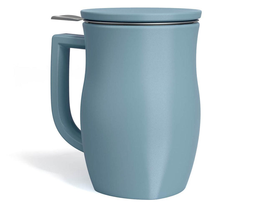 Fiore Stone Blue Steeping Mug