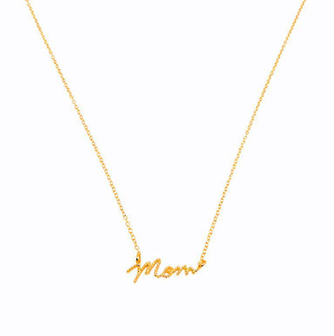 Mom Necklace 18K