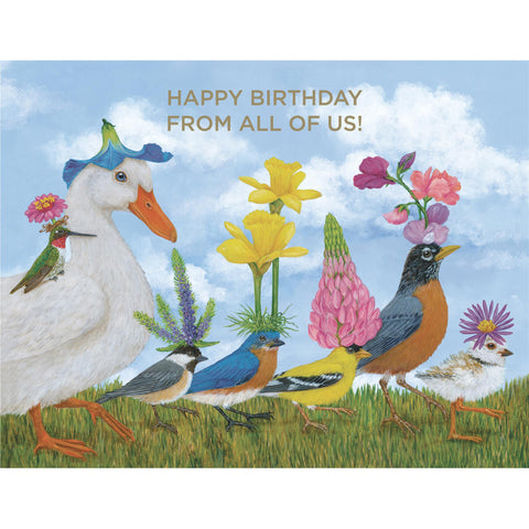 Happy Birthday From All Of Us Card