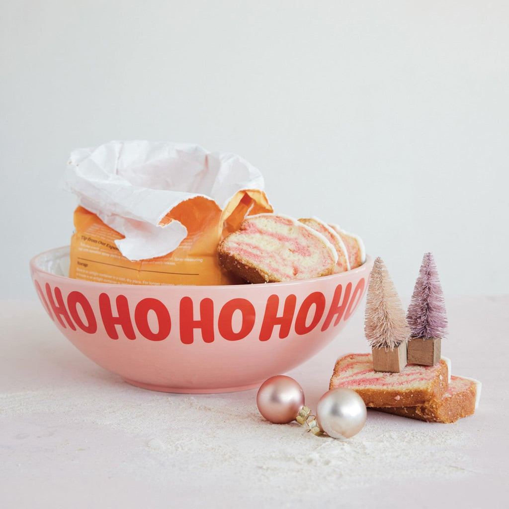 Pink Ho Ho Ho Bowl