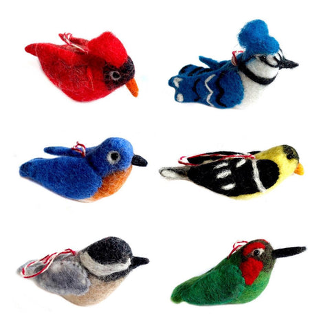 Wool Bird Ornament