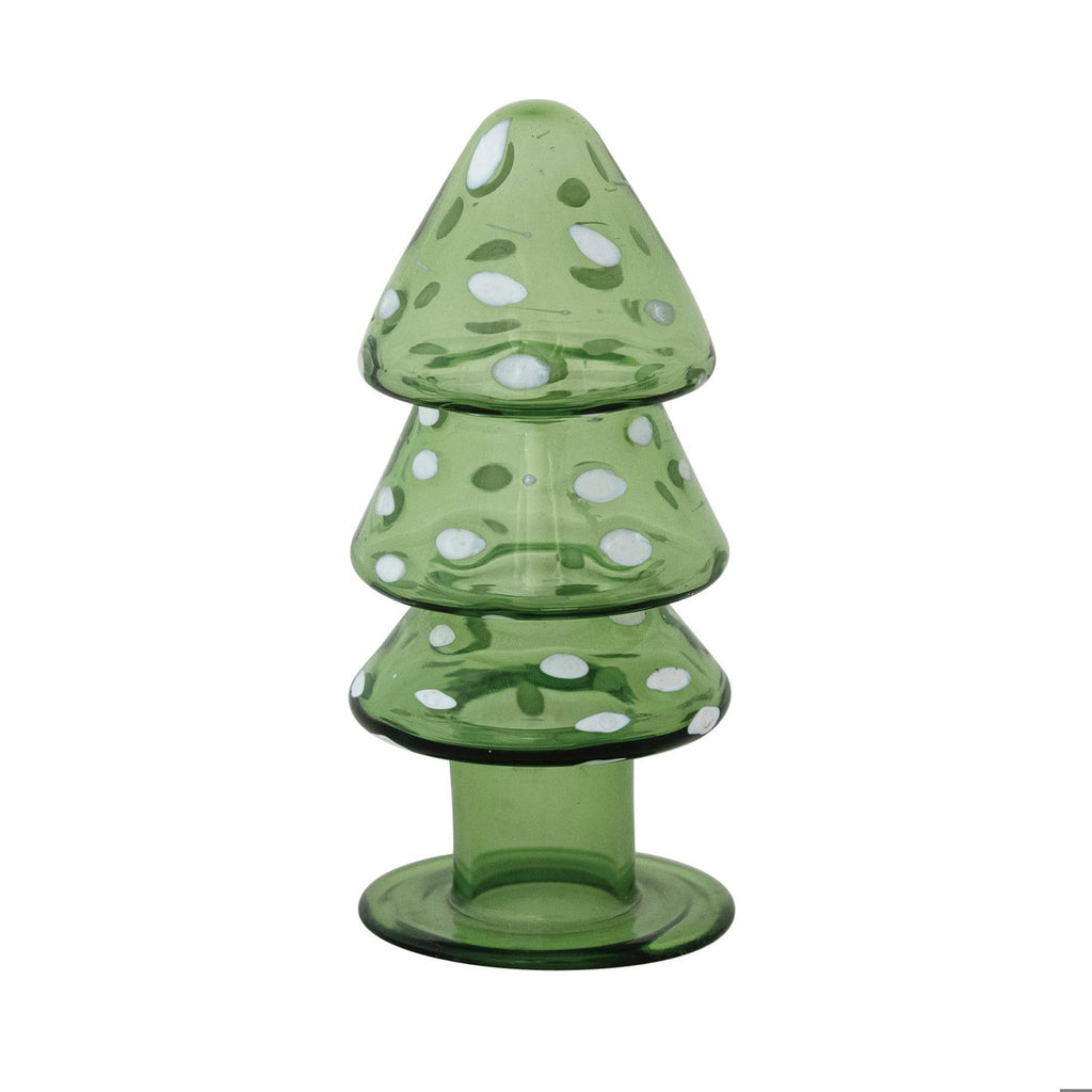 Emerald Hand Blown Tree