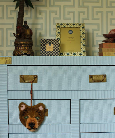 Archie Check Bear Gift Hanger