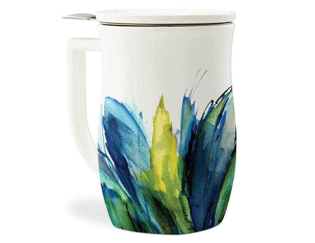Fiore Blue Agave Steeping Mug