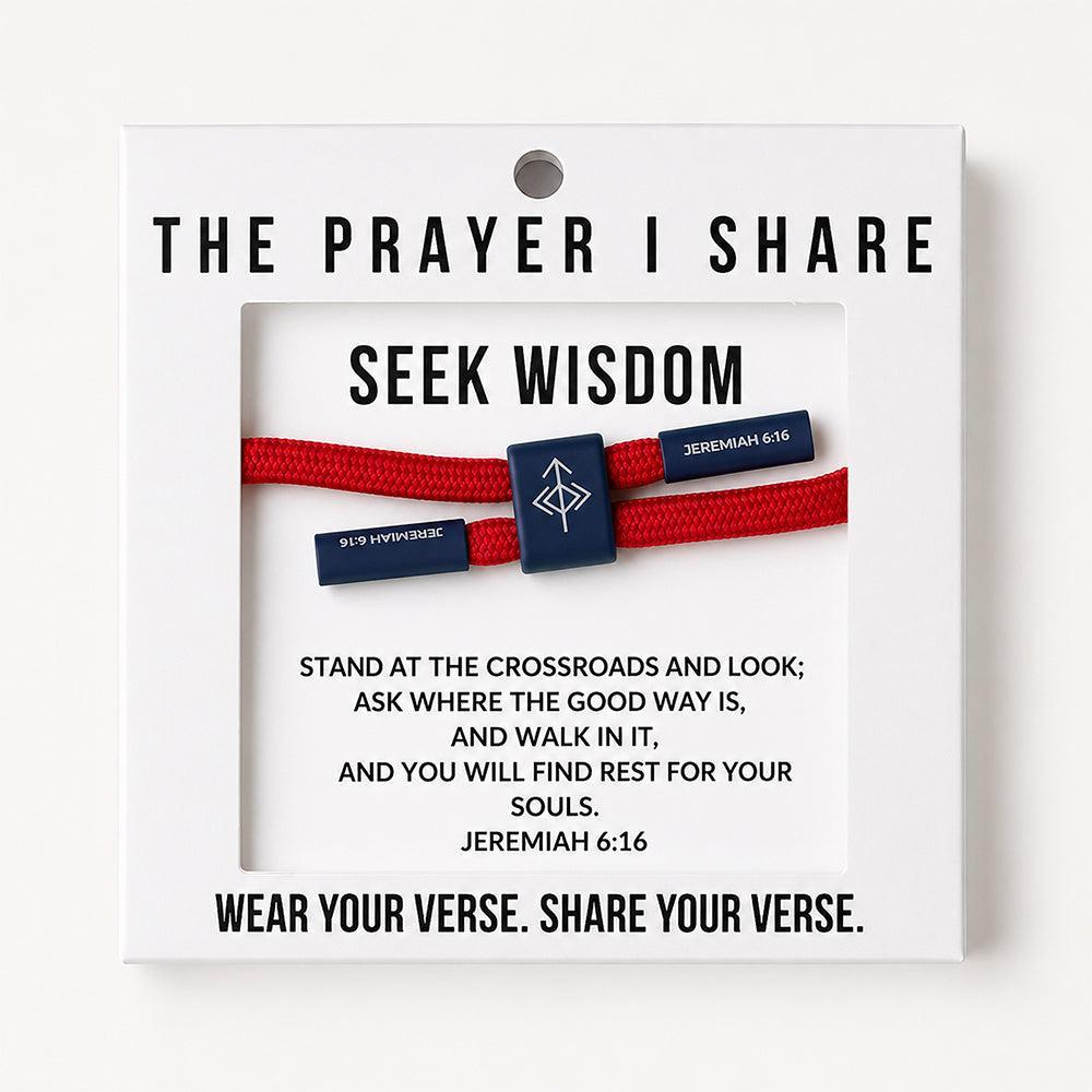 Seek Wisdom Share Bracelet