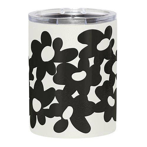 Black Floral Tumbler