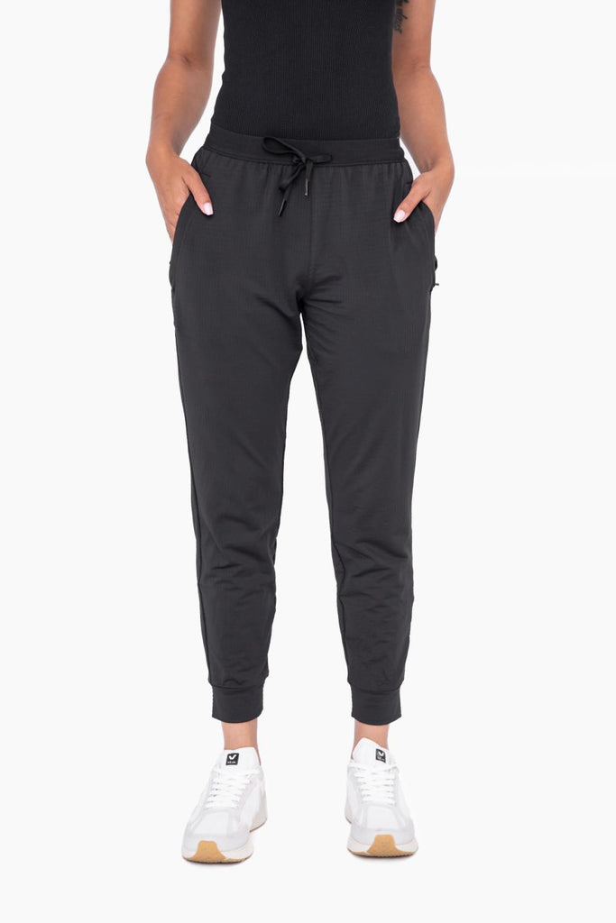 Black Texture Active Jogger