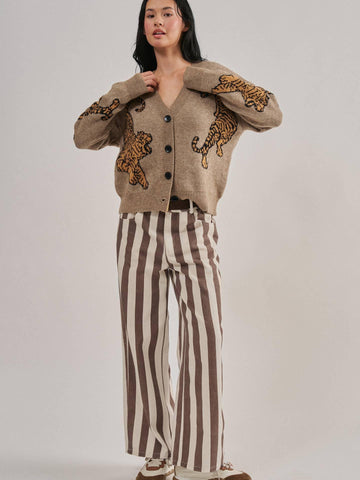 Tiger Jacquard Sweater