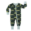 Gone Fishing Bamboo Footie Romper