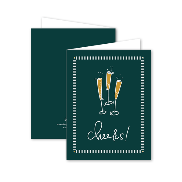 Champagne Toast Cheers Card