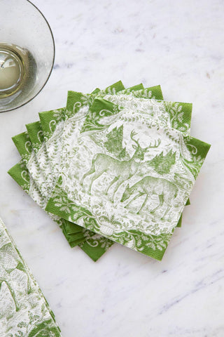 Fable Toile Cocktail Napkin