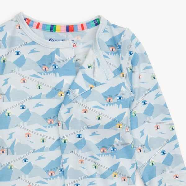 Blue Apres Chic Modal Magnetic Footie