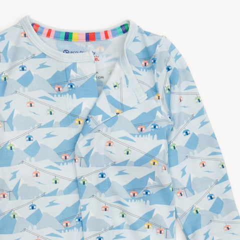 Blue Apres Chic Modal Magnetic Footie