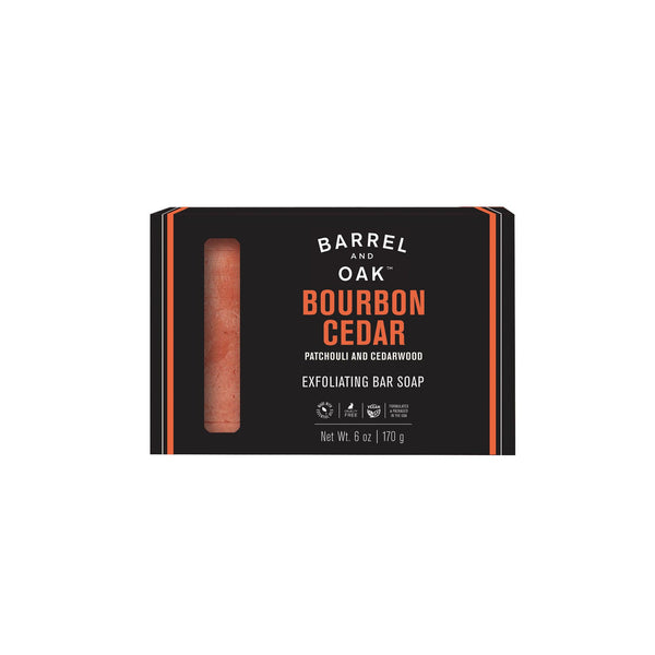 Exfoliating Bar Soap - Bourbon Cedar 6 oz.