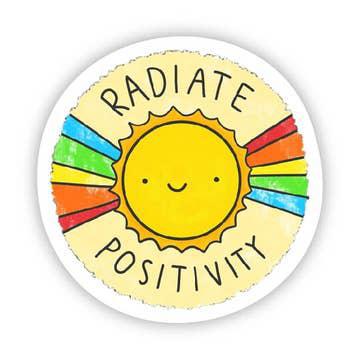 Radiate Positivity Sun Sticker