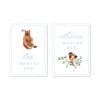 Woodland Blue Milestone Cards