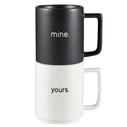 Matte Stackable Mug Set