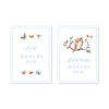 Woodland Blue Milestone Cards