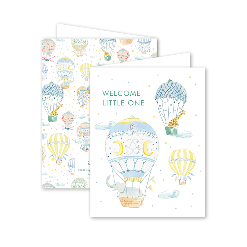 Balloon Festival Birthday Card