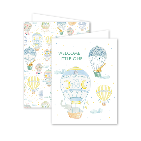 Balloon Festival Birthday Card