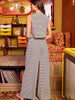 Indigo Stripe Sweatpant