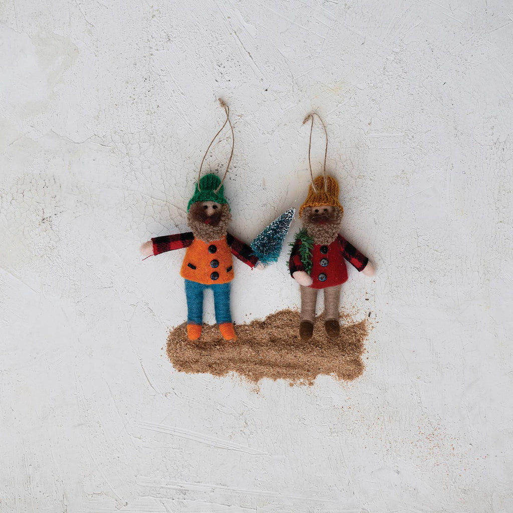 Wool Lumberjack Ornament
