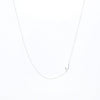 Balance Silver Letter Necklace