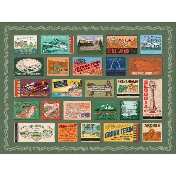 National Parks Matchbooks Puzzle