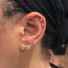 Dot Bezel Stud