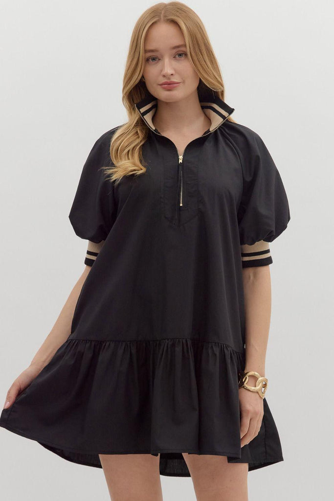 Black Track Dress
