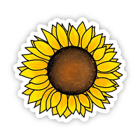 Yellow Sunflower Sticker