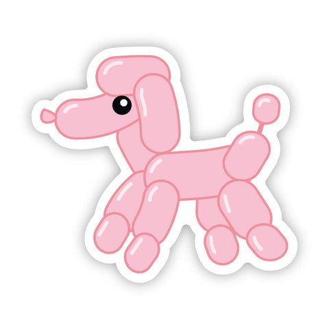 Pink Poodle Balloon Dog